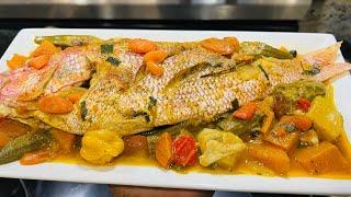 Jamaican style steamed fish recipe