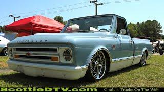 1967 Chevrolet C10 Slammed Hot Rod Pickup Truck 2023 Auto Crusade Car Show