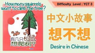 Tell Desire in Chinese | 想不想 | Chinese Story Book | 汉语小故事 | 하고 싶다 중국어로 말하기