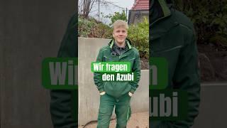 Unser Azubi Ben beantwortet eure Fragen zur Ausbildung #ausbildung #galabau #landschaftsgärtner