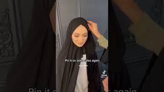 Pleated Hijab Style for Occasions/Brides