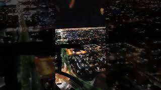 Las Vegas, Nevada nighttime fly over is a #mustsee #shorts #lasvegas #vegasstrip #cityoflights