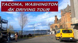 Tacoma, Washington | 4k Driving Tour |  Dashcam