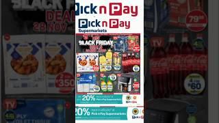 4 days of Black Friday @picknpay Gauteng Limpopo Mpumalanga North West  Northern Cape Free State