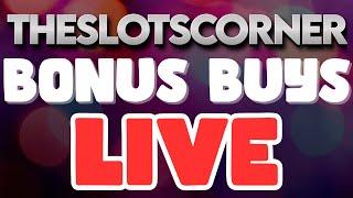 LIVE BONUS BUY SESSION WITH BOB AND TOM -  SUBSCRIBE TO THE SLOTS CORNER -Big Win Online Slot Stream