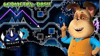 Гена прошёл Omega в Geometry dash! Барбоскины Геометри Даш