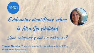 Evidencias científicas sobre la Alta Sensibilidad