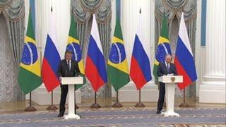 Putin y Bolsonaro defienden un "mundo multipolar" y con "empeño por la paz"