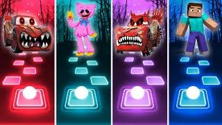 Lightning McQueen vs Kissy Missy vs Horror McQueen vs Minecraft - Tiles Hop Edm Rush