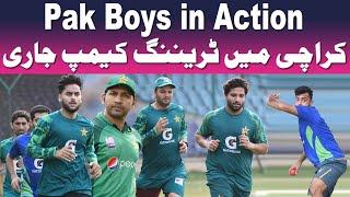 Sarfaraz Ahmed, Imam ul Haq and other players practice in Karachi