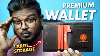 Little Astronaut Slim Bifold Leather Wallet Review | RFID Protected | Best Men Leather Wallets 2024