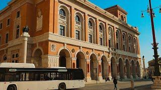 Walk around the city Forum Livii-Forli. Italy  - 4k Walking Tour around the City - Travel Guide #149