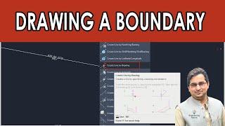 Drawing a Boundary in Autodesk Civil 3D