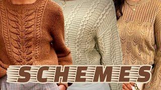 Вязание, схемы, роскошные свитера для женщин. Knitting, patterns, luxurious sweaters for women.