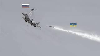 Scary moment! Russian MiG-29 fighter pilot dies after failed attempt to eject to escape missile.