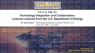 Petrolern P.A.S.S Talk#2 by Dr Alan Cohen: Technology Integration and Collaboration