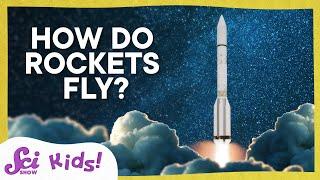 How Do Rockets Fly?  | Let's Explore Mars! | SciShow Kids