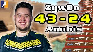[Highlight POV] ZywOo | ALL PEEK (43-24) | Anubis | CS2 FACEIT | Jul 14, 2024