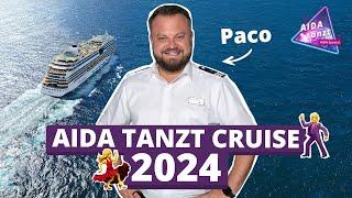 AIDAdiva AIDA tanzt Cruise 2024 | Vlog mit Entertainment Manager Paco