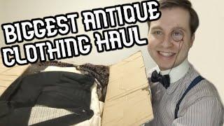 My BIGGEST Antique Clothing Haul! (2021)