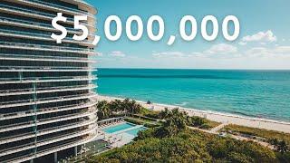 $5,000,000 Miami Beach Condo Overlooking a 28 ACRE PARK & THE OCEAN at Ultra Luxury Condo - 87 Park!