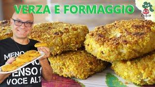 BURGER di VERZA e FORMAGGIO ricetta burger di verza al formaggio ricette di verza