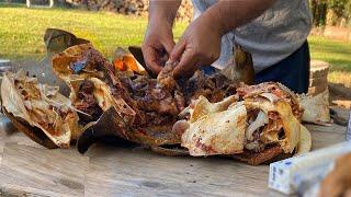 CABEZA DE RES EN BARBACOA