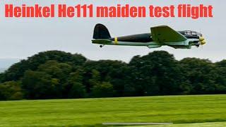 Maiden test flight: Heinkel He 111