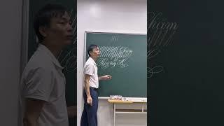 Lớp luyện viết bảng Ánh Dương| Bút mài thầy Ánh chính hãng| Luyện chữ đẹp