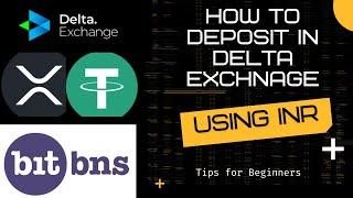 How to deposit in DELTA Exchange ? || #deltaexchnage #bitbns #inr