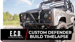 Custom Defender Build Timelapse | E.C.D. Automotive Design