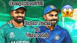 Babar Azam Vs Virat kohli Comparison || Who is better || Goat  Virat|| King Babar Azam