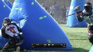 Slow Motion Paintball Executions, Bunkerings and Run Throughs