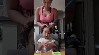 Styling my Daughters Hair pt.1 #toddlerhairstyles #stayathomemom