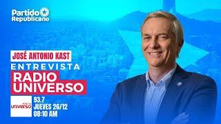 José Antonio Kast en Radio Universo