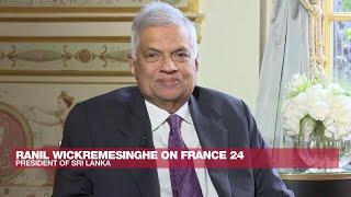 Sri Lankan President Ranil Wickremesinghe: 'We have no military agreements with China' • FRANCE 24