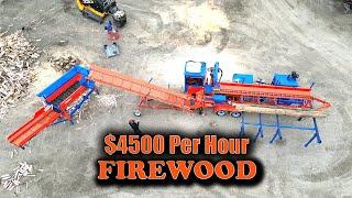 Eastonmade; $4500 Per Hour With Firewood! 60C Firewood Processor and Wrap Master