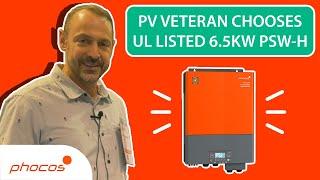 Why 25 Year PV Veteran Chooses Phocos Hybrid Inverter