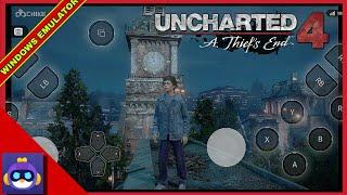 UNCHARTED 4 : A THIEF'S END ANDROID GAMEPLAY /  WINDOWS EMULATOR (CHIKKI CLOUD GAMING) ON ANDROID