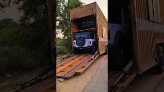 #shorts Delivery of Mahindra Thar 2024 #mahindra#thar    #whitethar#1millionviews#viral#tharlover