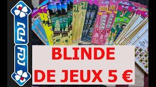 #fdj Blinde de JEUX à 5 €  Ca paye ? #grattage