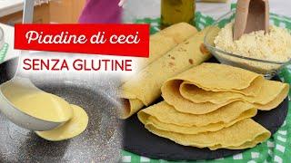 Piadine di ceci: ricetta facile senza glutine