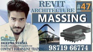 #47 | Massing IN REVIT ARCHITECTURE | IN PLACE MASS [deepak verma]