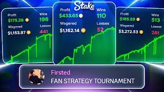 I ran a FAN STRATEGY TOURNAMENT on STAKE!