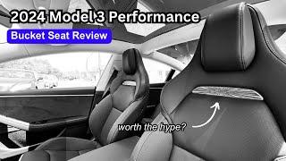 The best bucket seats for sub $55k? 2024 Model 3 Performance