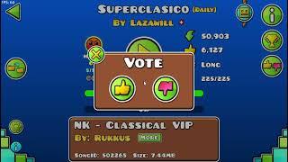 Superclasico by Lazawill | Geometry Dash 2.2 | All Paths Complete | Daily Level