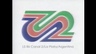 ID de LS 86 TV, Canal 2, La Plata (Argentina, 1980)