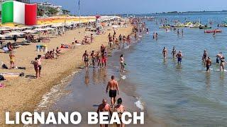 Lignano Sabbiadoro Beach ,  Italy || Urlaub in Italien 4K UHD