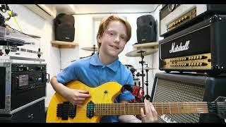 Sweet Child 'O Mine  - Guns 'N Roses Guitar Cover By 9 Year Old Jacob