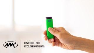 HOW TO REFILL YOUR MK JET COLOR POCKET LIGHTER